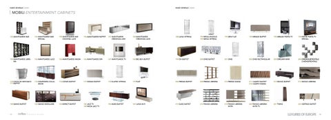 Reflex Luxuries of Europe Disegno 家具目录 技术 册 第 9 页