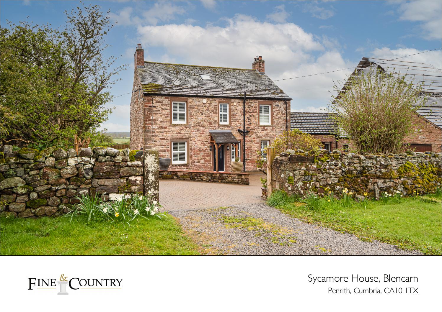 Fine & Country North Cumbria Sycamore House, Blencarn Sales Brochure by Fine & Country North
