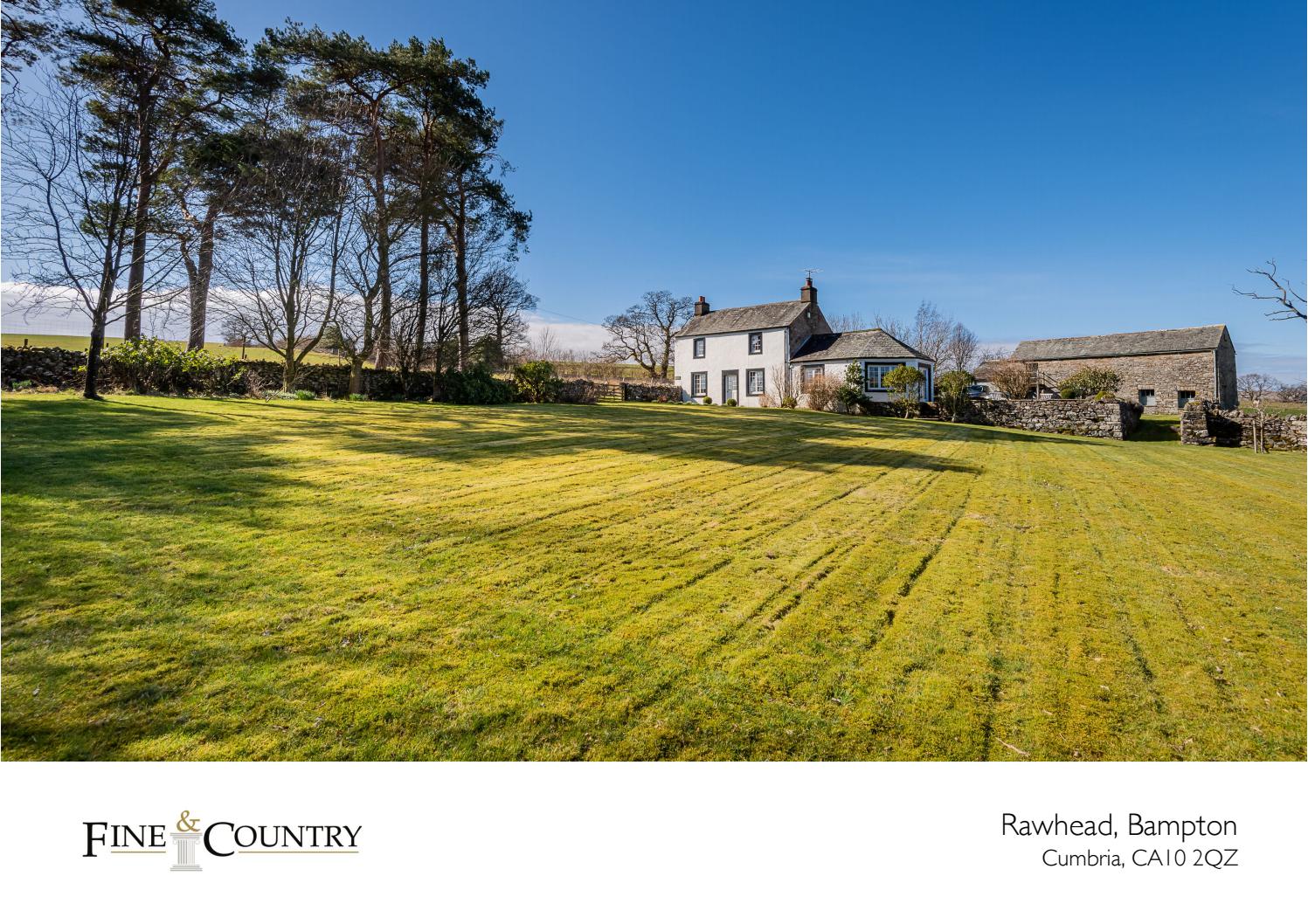 Fine & Country North Cumbria Rawhead, Bampton, Cumbria Sales