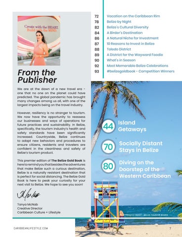 The Belize 金色 册 - Caribbean Culture + Lifestyle 第 7 页
