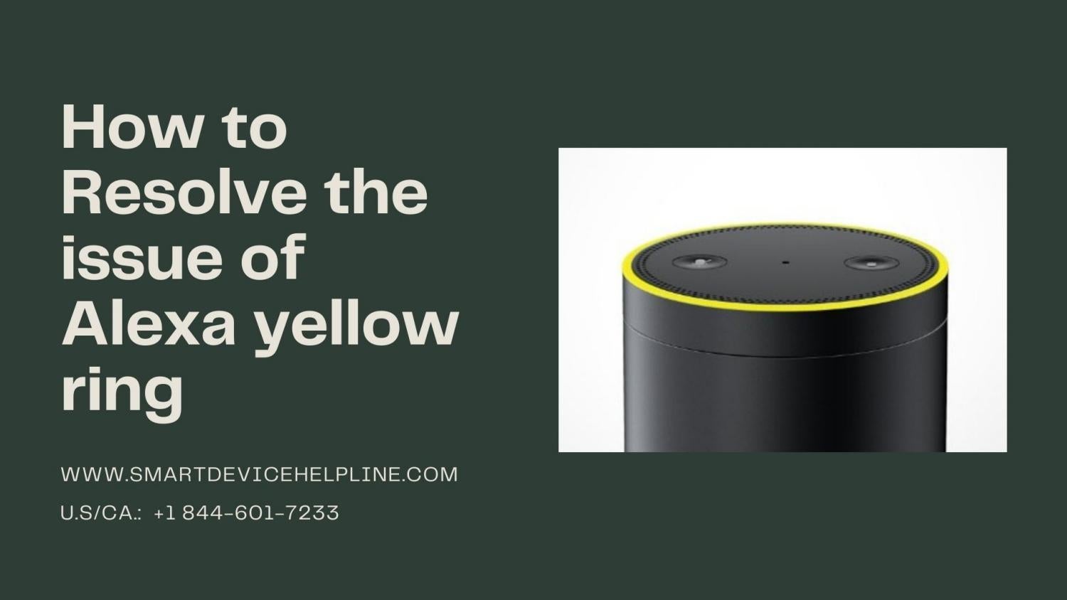 How to Resolve the issue of Alexa yellow ring by amazon alexa Issuu
