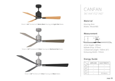 Katerra Precision 2021 吸顶灯 Fan 第 17 页