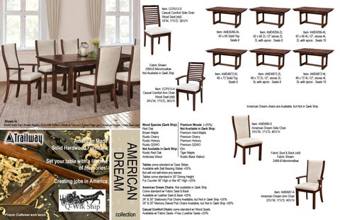 E & G Amish Furniture 家具目录 · Trailway 2021 - E&G Amish 家具 第 10 页
