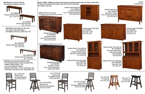 E & G Amish Furniture 家具目录 · Trailway 2021 - E&G Amish 家具 第 11 页