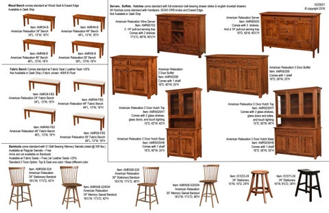 E & G Amish Furniture 家具目录 · Trailway 2021 - E&G Amish 家具 第 13 页