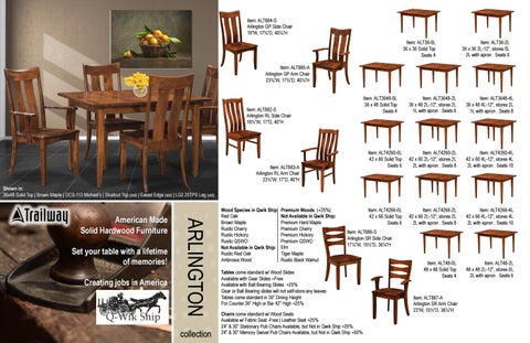 E & G Amish Furniture 家具目录 · Trailway 2021 - E&G Amish 家具 第 16 页