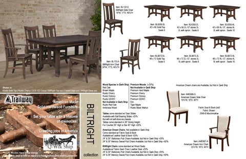 E & G Amish Furniture 家具目录 · Trailway 2021 - E&G Amish 家具 第 22 页