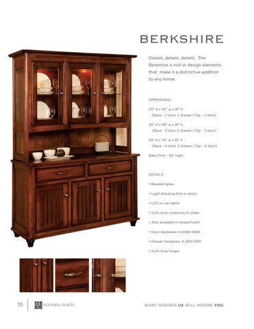 E & G Amish Furniture 家具目录 · Hoosier Crafts 2021 - E&G Amish 家具 第 10 页