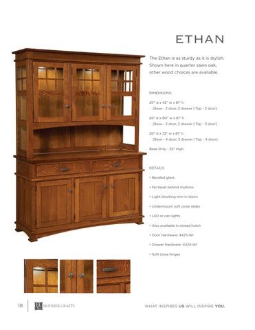 E & G Amish Furniture 家具目录 · Hoosier Crafts 2021 - E&G Amish 家具 第 18 页