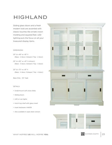 E & G Amish Furniture 家具目录 · Hoosier Crafts 2021 - E&G Amish 家具 第 23 页