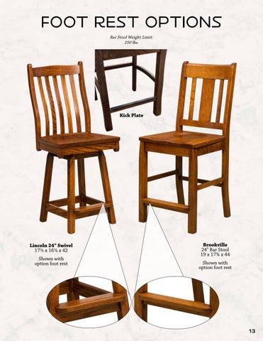 E & G Amish Furniture 家具目录 · Artisan Chairs 2021 - E&G Amish 家具 第 13 页