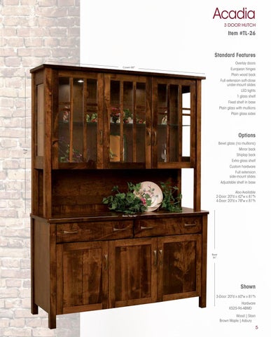 E & G Amish Furniture 家具目录 · Townline 家具 2021 - E&G Amish 家具 第 5 页