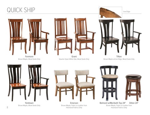 E & G Amish Furniture 家具目录 · RH Yoder 2021 - E&G Amish 家具 第 8 页