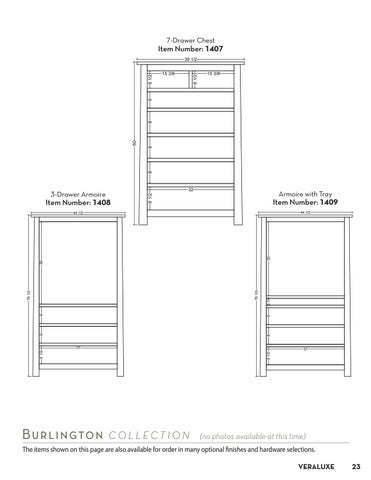 E & G Amish Furniture 家具目录 · Veraluxe 家具 2021 - E&G Amish 家具 第 23 页
