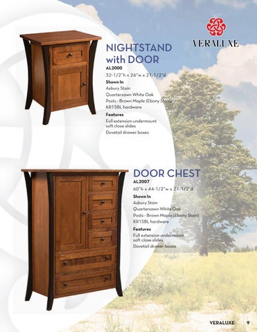 E & G Amish Furniture 家具目录 · Veraluxe 家具 2021 - E&G Amish 家具 第 9 页
