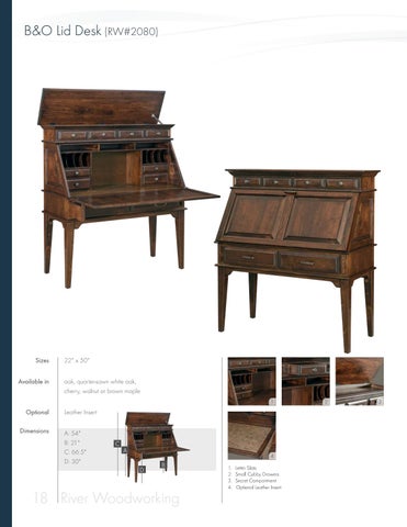 E & G Amish Furniture 家具目录 · River Woodworking 2021 - E&G Amish 家具 第 18 页