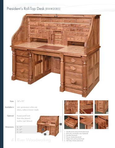 E & G Amish Furniture 家具目录 · River Woodworking 2021 - E&G Amish 家具 第 4 页