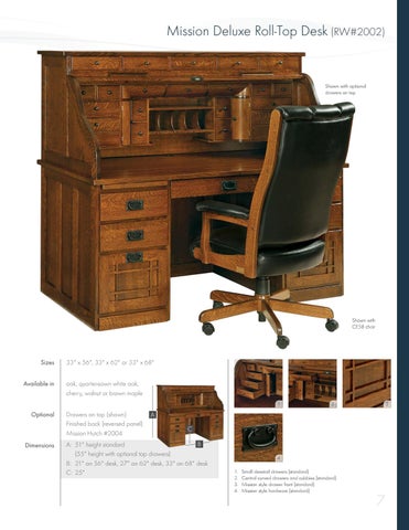 E & G Amish Furniture 家具目录 · River Woodworking 2021 - E&G Amish 家具 第 7 页