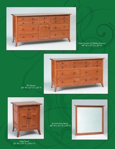 E & G Amish Furniture 家具目录 · Deer Valley Woodworking 2021 - E&G Amish 家具 第 7 页