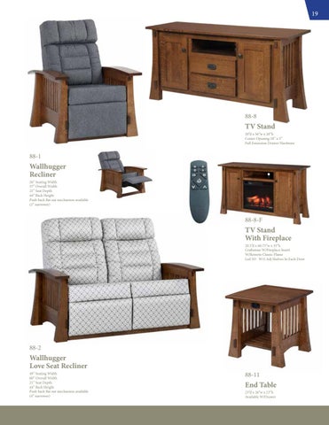 E & G Amish Furniture 家具目录 · Millwood 2021 - E&G Amish 家具 第 19 页