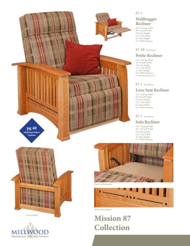 E & G Amish Furniture 家具目录 · Millwood 2021 - E&G Amish 家具 第 20 页