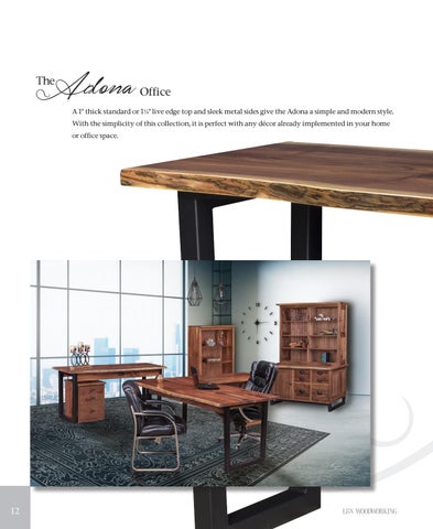 E & G Amish Furniture 家具目录 · L&N Woodworking 2021 - E&G Amish 家具 第 12 页