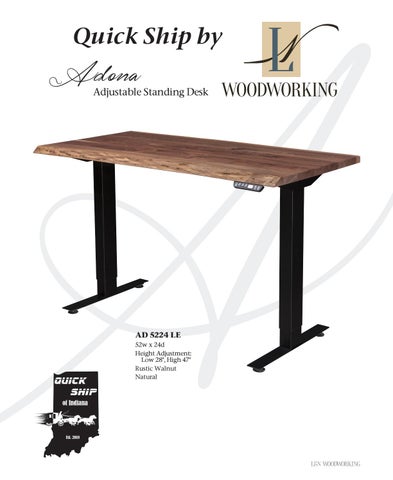 E & G Amish Furniture 家具目录 · L&N Woodworking 2021 - E&G Amish 家具 第 3 页