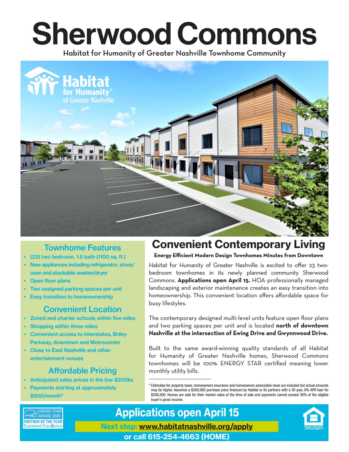 Sherwood Commons Sunday School Presentation by Habitat for Humanity