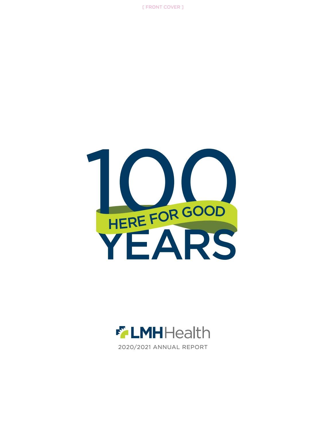 20202021 LMH Health Annual Report by LMH Health Issuu