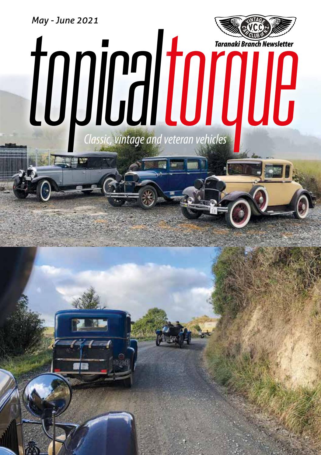 Taranaki VCC May 2021 by Vintage Car Club of New Zealand Issuu