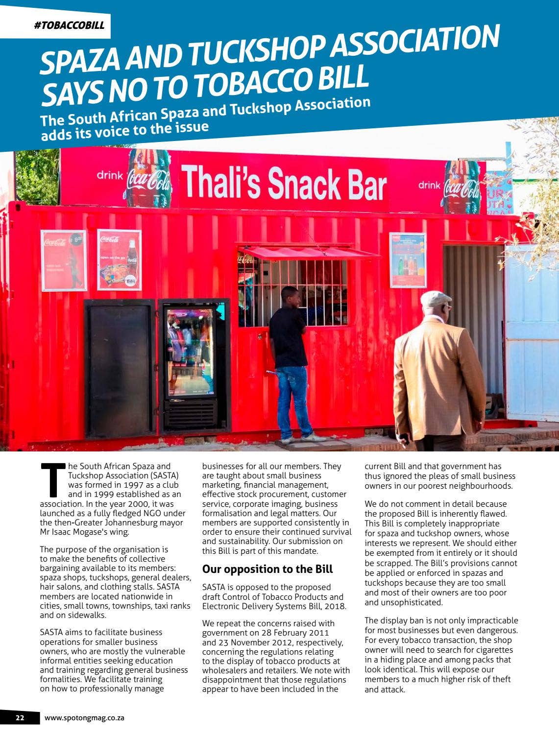 tobacco bill south africa Spotong Issue 27 by 3S Media