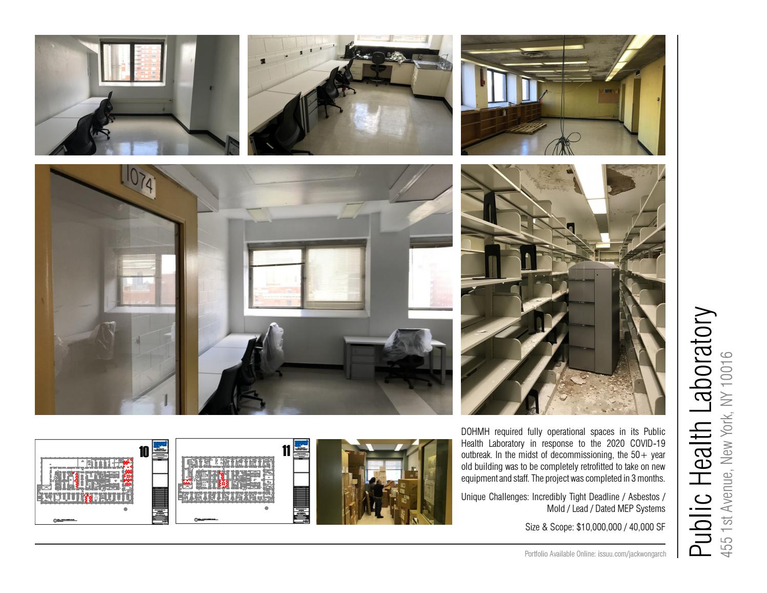 Work Sample / Public Health Laboratory / DOHMH by Jack Wong Issuu