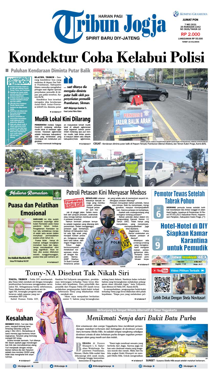 Tribun Jogja 07 05 2021 By Tribun Jogja Issuu<script async src=