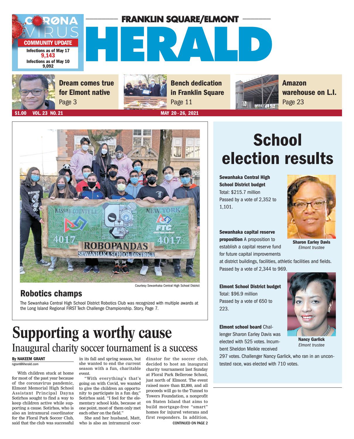 Franklin Square Elmont Herald 05 21 By Richner Communications Inc Issuu