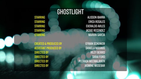 Ghostlight: 2021 Teen Actors' Showcase 电子版 Program 第 2 页