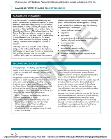 Cambridge Primary English Teacher's Resource 3 with Digital Access ...