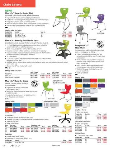 家具 Solutions 教育 目录 春季 2021 第 20 页