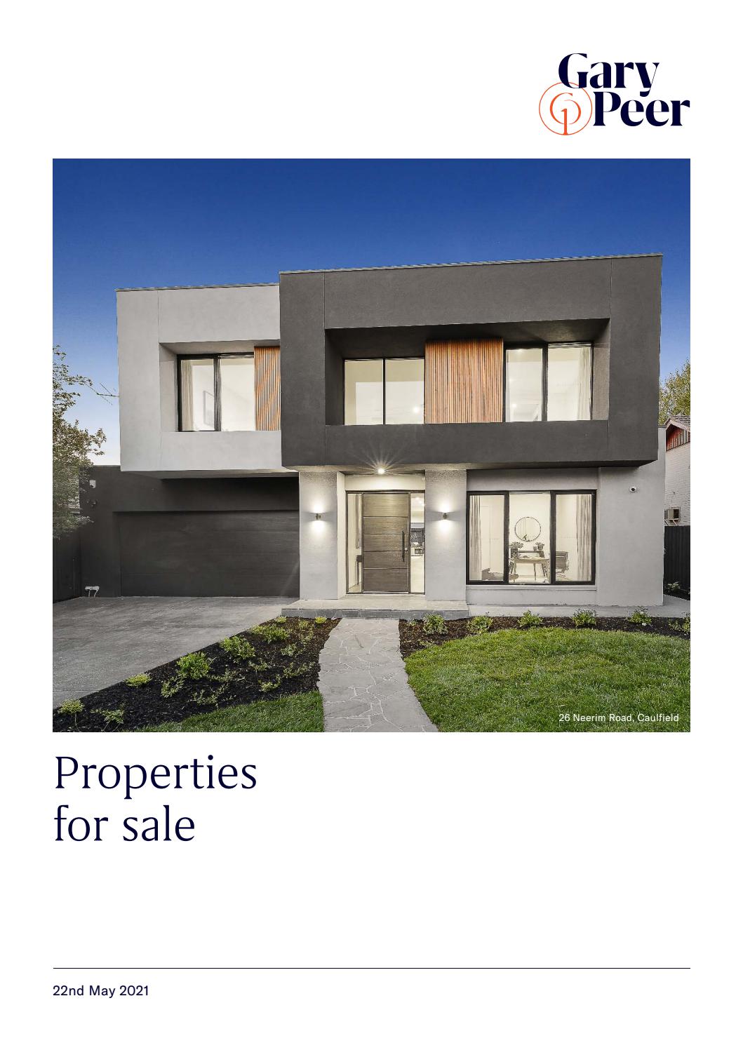 Gary Peer properties for sale Saturday 22nd May 2021 by Gary Peer