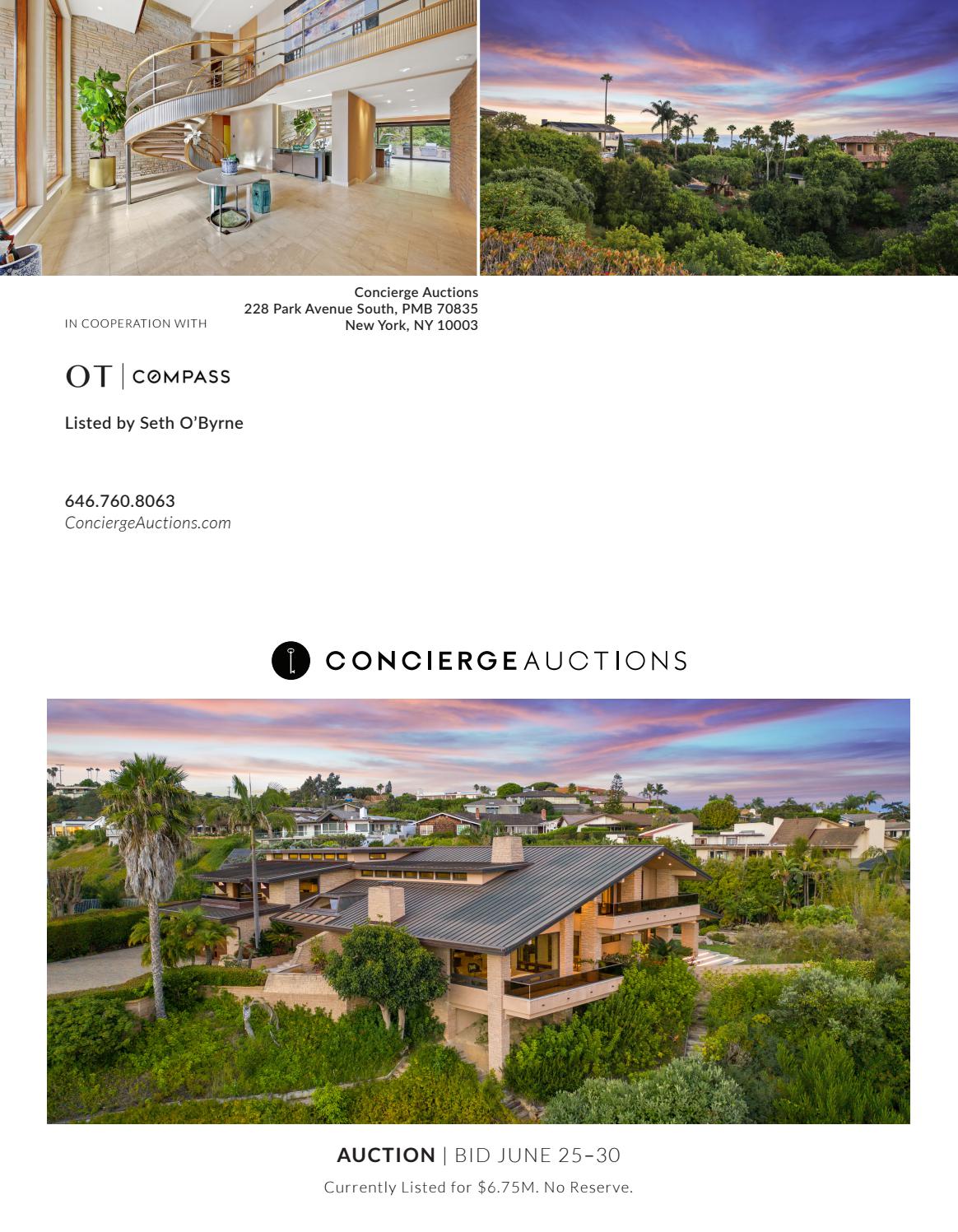 1213 Skylark Drive La Jolla, CA 92037 by Sotheby's Concierge Auctions Issuu