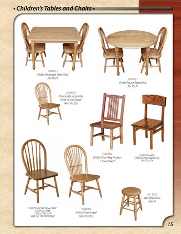 E & G Amish Furniture 家具目录 · Superior Woodcrafts 2020 - E&G Amish 家具 第 15 页