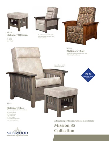 E & G Amish Furniture 家具目录 · Millwood 2020 - E&G Amish 家具 第 10 页