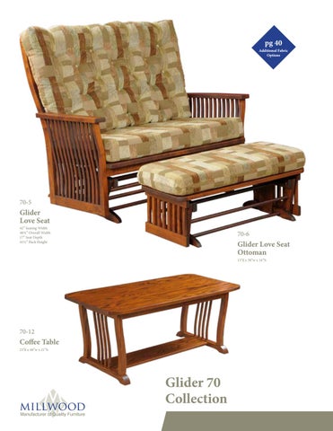 E & G Amish Furniture 家具目录 · Millwood 2020 - E&G Amish 家具 第 22 页