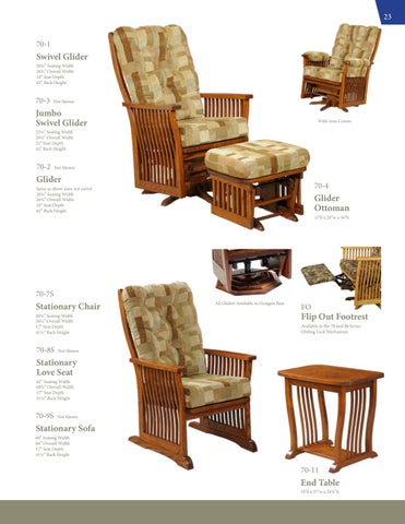 E & G Amish Furniture 家具目录 · Millwood 2020 - E&G Amish 家具 第 23 页