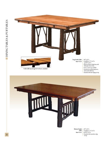 E & G Amish Furniture 家具目录 · Hilltop Hickory 2020- E&G Amish 家具 第 23 页