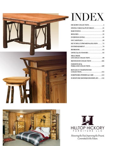 E & G Amish Furniture 家具目录 · Hilltop Hickory 2020- E&G Amish 家具 第 4 页