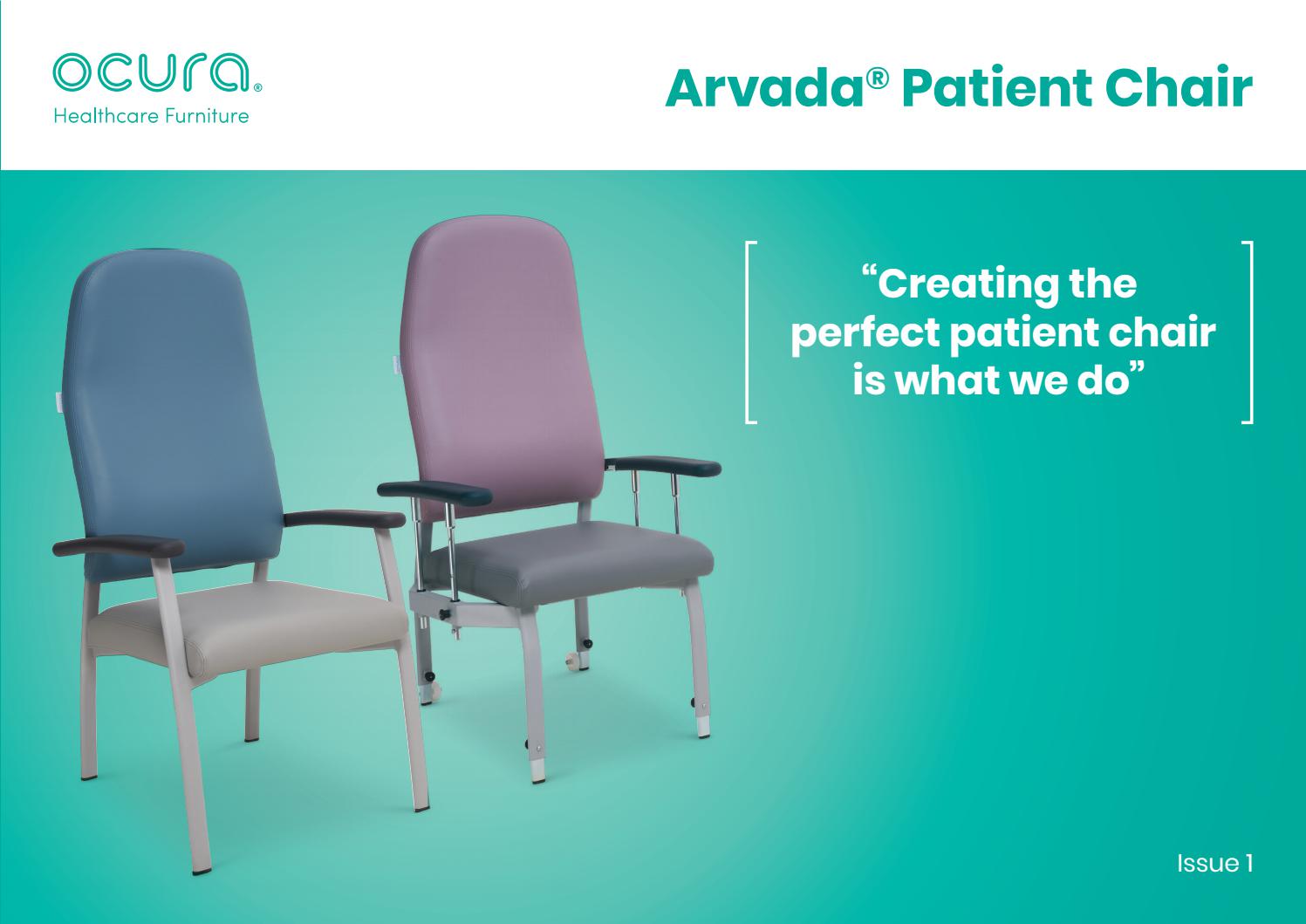 Ocura Healthcare Furniture Arvada Patient Chair Mini Brochure by Ocura
