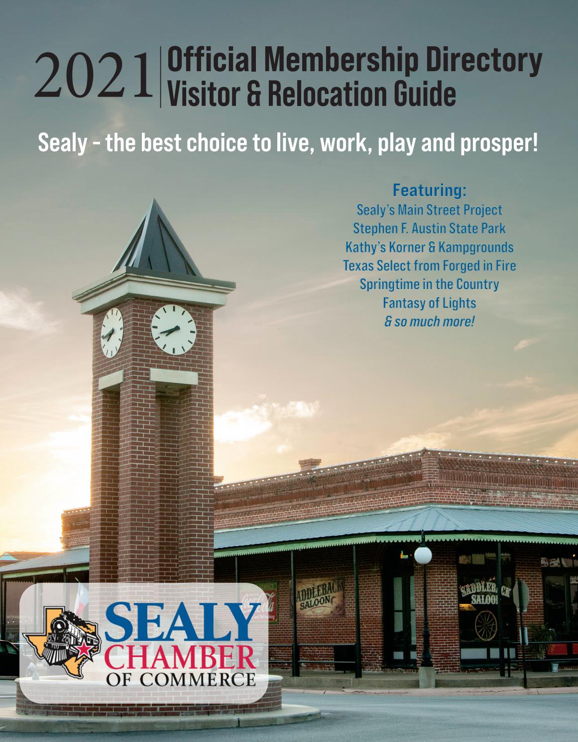 Sealy 2021 Official Membership Directory Visitor and Relocation Guide