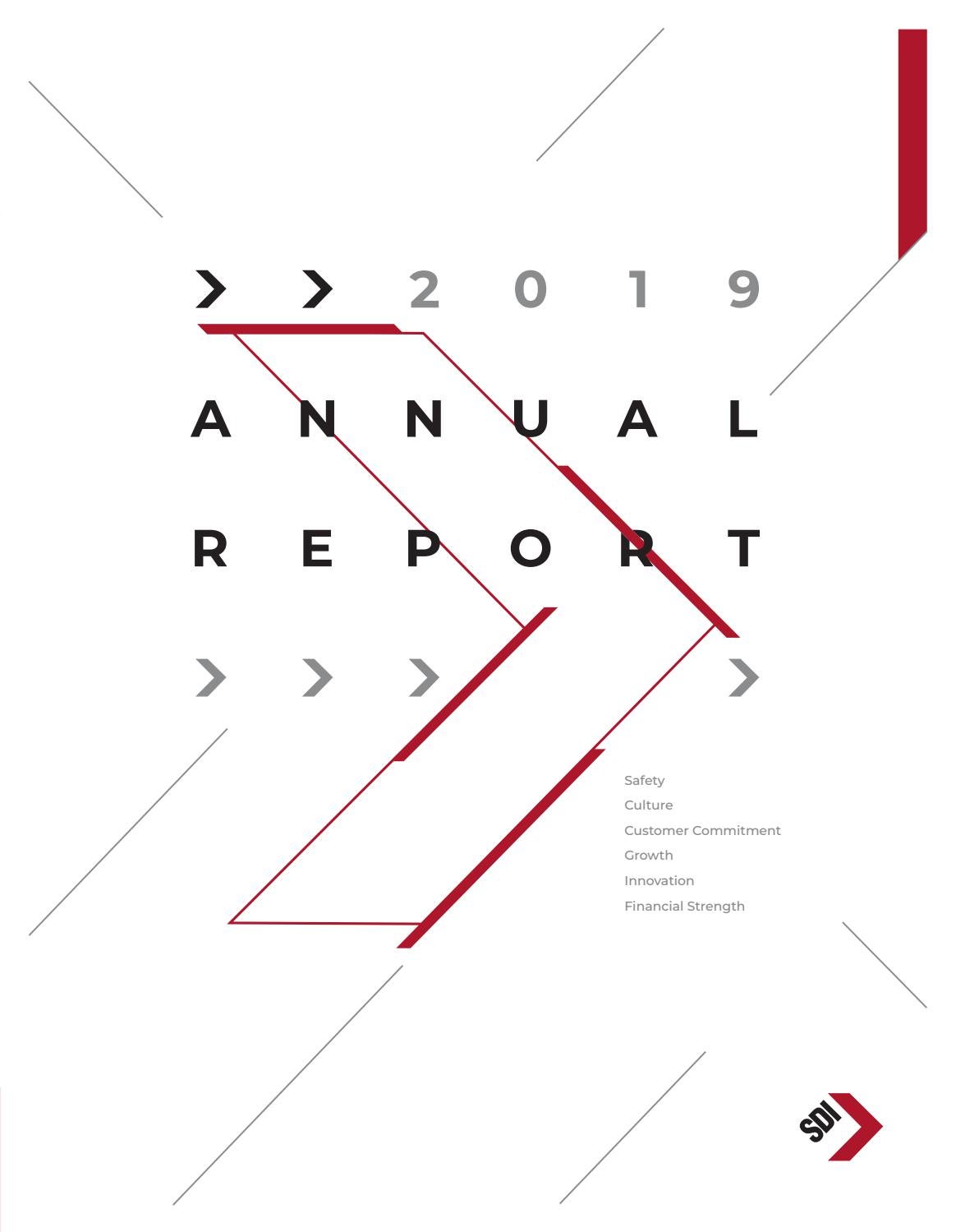 Steel Dynamics, Inc. 2019 Annual Report by SteelDynamicsINC Issuu