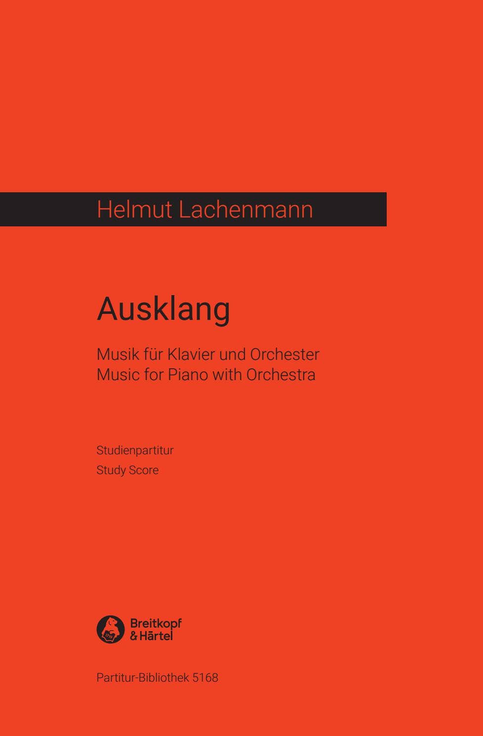 PB 5168 – Lachenmann, Ausklang by Breitkopf & Härtel - Issuu