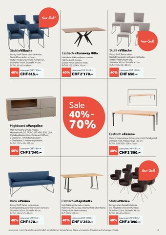 schubiger 家具目录 · 40% - 70% sparen im grossen Sale bei Schubiger 家具 第 8 页
